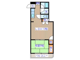 シティハイツ銀杏町の物件間取画像